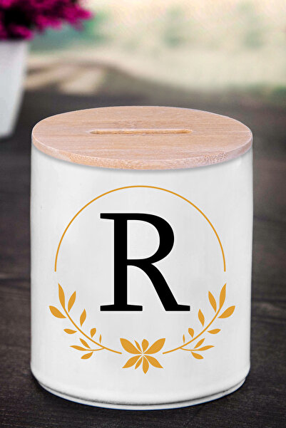 bymat Kasica prasica sa slovom R (KERAMIKA) - Kruna R - K143