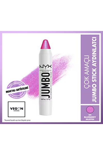 NYX Professional Makeup Jumbo Face Stick Çok Amaçlı Stick Aydınlatıcı Blueber...