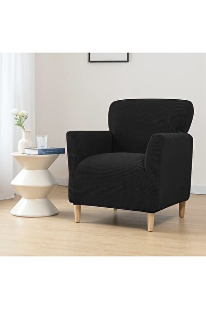 HaNemCe Lycra Stretch Elastic Flexible Square Pattern Armchair Single Person ...