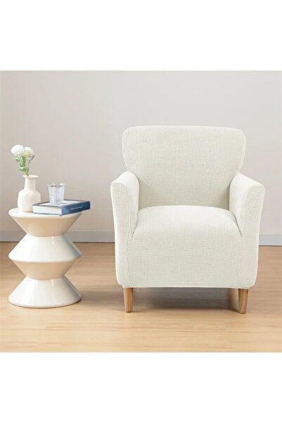 HaNemCe Lycra Stretch Elastic Flexible Square Pattern Armchair Single Person ...