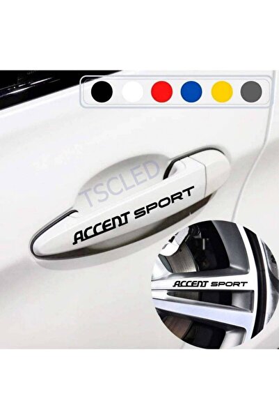 TSC مقبض الباب وملصق حافة الخط 199 لـ Accent