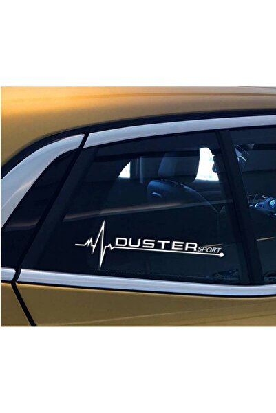 TSC Duster Yan Cam Sticker Oto Kapı Çıkartma Tuning oto 20 cm x 7 cm yazı 87