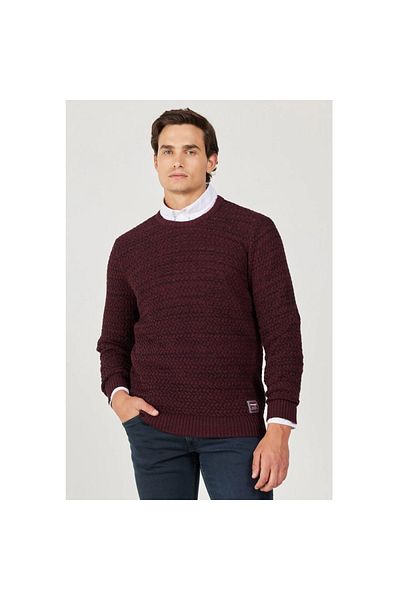 WRANGLER Herren-Strickwaren mit Rundhalsausschnitt
