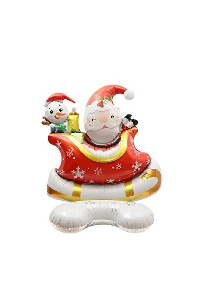 Bkmc بالون سليد رجل الثلج سانتا كلوز رأس السنة الجديدة من الفويل مقاس 112 × 9...