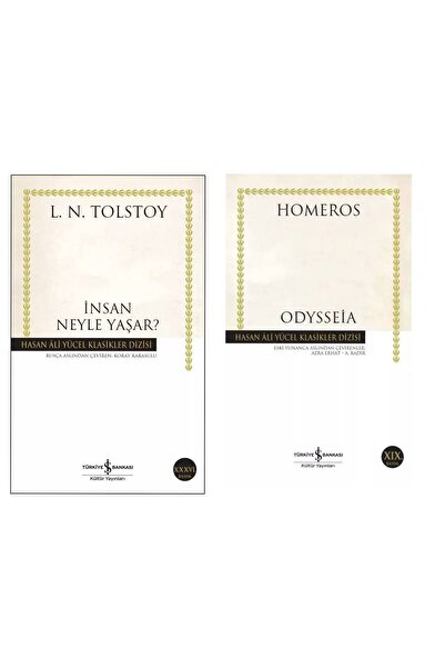 TÜRKİYE İŞ BANKASI KÜLTÜR YAYINLARI İnsan Neyle Yaşar? L. N. Tolstoy - Odysse...