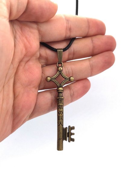Santalio Attack On Titan Shingeki No Kyojin Eren Key Necklace Leather Ip Asr