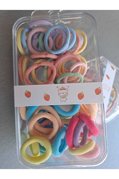 BEBESİS HAVLU VE İNCE RENKLİ ÇOÇUK LASTİK TOKA (KÜÇÜK BOY)