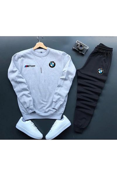 YOHO SPORT Bmw Mpower Printed Unisex Φόρμα Σετ 2 συνδυασμών