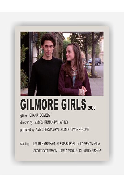 fırsatlar diyarı Gilmore Girls Dizi Duvar Posteri - Kalın Kağıt - Çerçevesiz