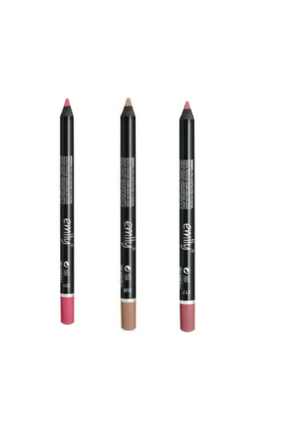 EMILY قلم الشفاه إميلي 3 قطع رقم: 201-208-217