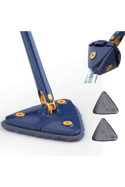 abnturk Kendinden Sıkmalı Üçgen Mop Cam Duvar Yer Silebilen Yedek Mikrofiber ...
