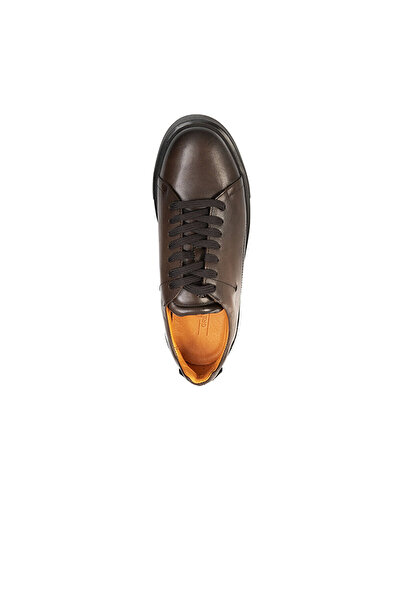 Greyder 75162 Kahve Deri Erkek Deri Sneaker Ayakkabı