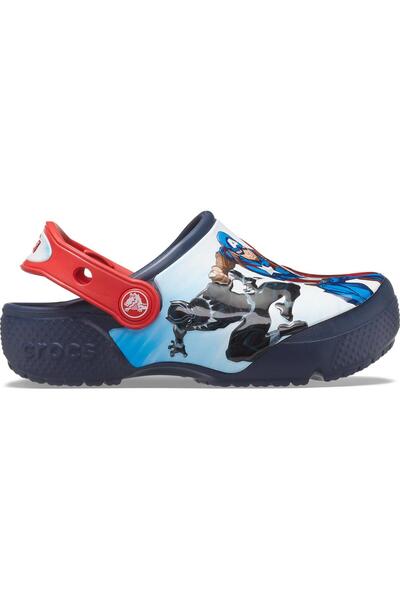 Crocs Fl Avengers Patch Clog Çocuk Terlik 207069-410 Navy