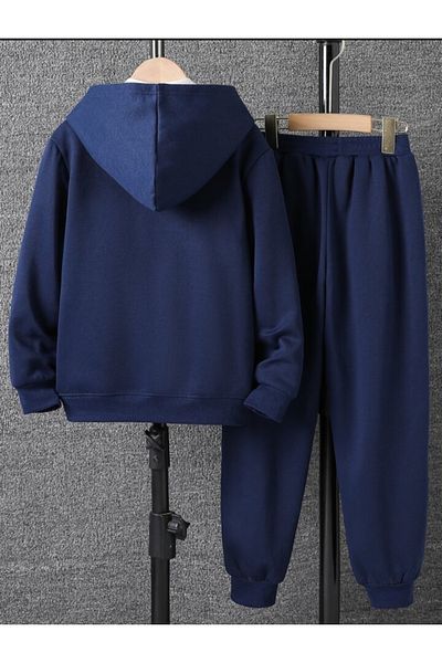 Serays moda Trening pentru copii cu glugă cu imprimeu panda