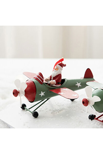 mutlu adım 1 bucată 13 cm Ornament de Crăciun pentru copac din metal Moș Crăc...