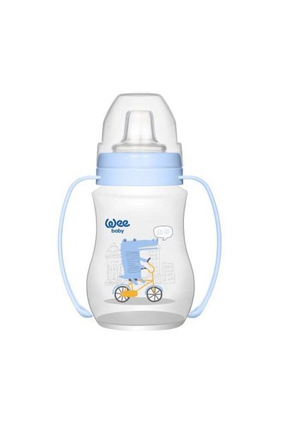 Wee Baby Pink Non-Spill Pp Drinking Cup with Handle 250 ml