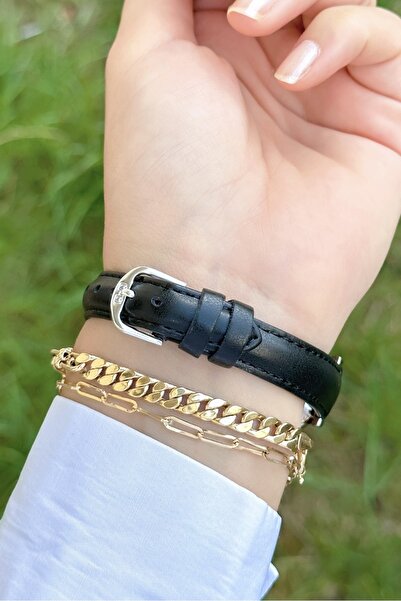 Q&Q Women's Wristwatch with Leather Band