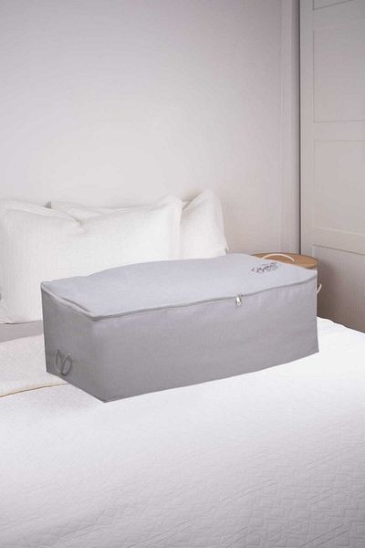 Textile sweet Mega Size Grey Organizer κάτω από το πάτωμα 74x46x22