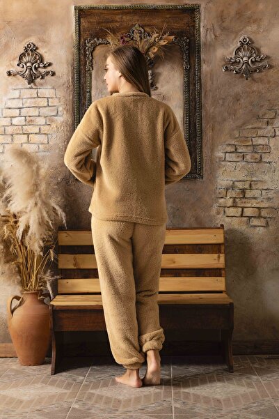 Sude CHARME Fashion Welsoft Peluş Kadın Pijama Takımı