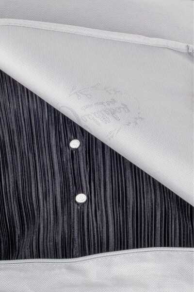 Textile sweet Küçük Boy Gri Baza Altı Düzenleyici Hurç 30x22x18