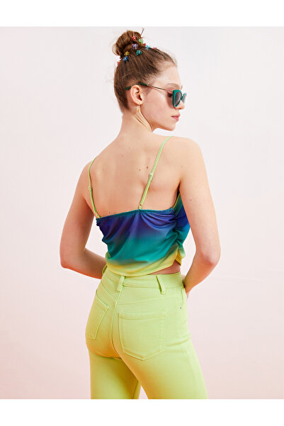 Koton Strappy Lace Collar Crop Undershirt