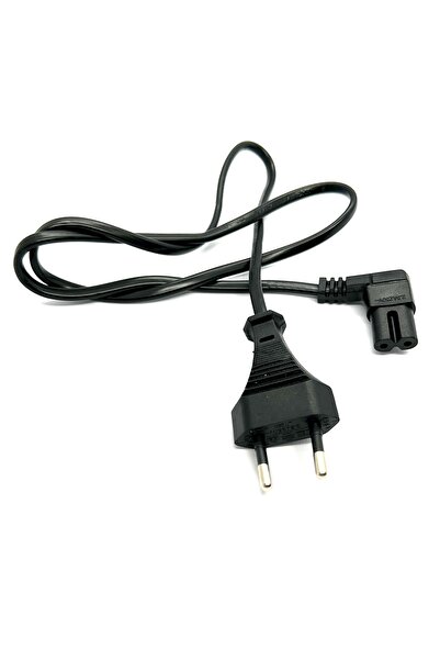 boblov 80cm L Uçlu Teyp Fişi C7 Power Güç Kablosu 0.8m 2x0.75 Enerji Kablosu ...