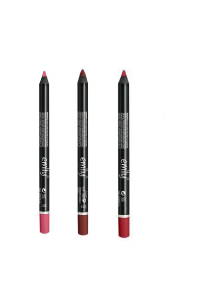 EMILY EMİLY 3'LÜ DUDAK KALEMİ NO: 201-223-225