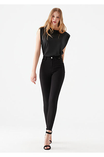 byhaziran butik Blugi negri foarte slabi rezistenți la culoare (țesătură fără...