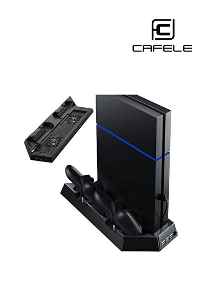 CAFELE Ps4 Fat-ps4 Slim-ps4 Pro Joystick Kol Şarjlı Multifonksiyonel Fanlı Di...