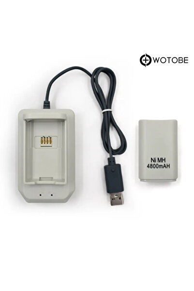 WOTOBE Xbox 360 Oyun Kolu Joystick Powerbank Şarj Edilebilir Pil Ve Şarj Cihazı