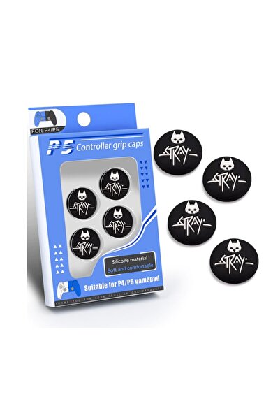 CAFELE Kedi X Desenli Xbox Ps4 - Ps5 - Xbox S - Xbox X Uyumlu Analog Koruyucu