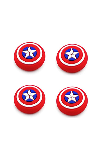 Genel Markalar Desenli Sony Ps5/ps4/ps3 Analog Koruyucu Silikon Pad-kaptan Am...