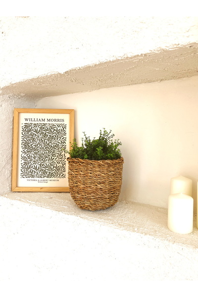 KaiHome Hasır 17x17 Çok Amaçlı Sepet/saksılık/düzenleyici