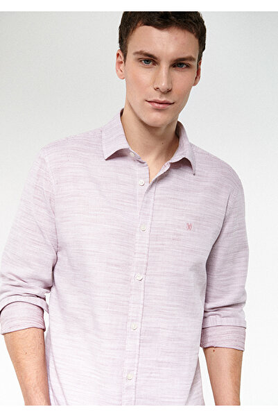 Mavi Pembe Gömlek Slim Fit / Dar Kesim 0210053-70564