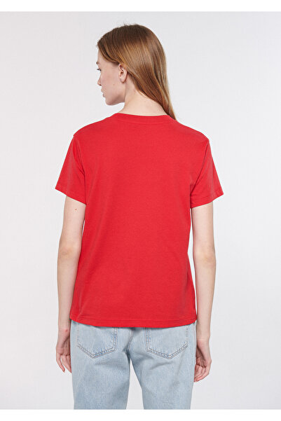 Mavi Nice Attitude Printed Red T-Shirt Regular Fit / Normal Cut 1611256-70471