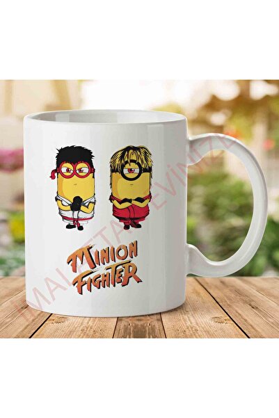 ART HEDİYE 1-1572 كوب مينيون ستريت فايتر ريو كين ماسترز مطبوع على الجانبين.jpg