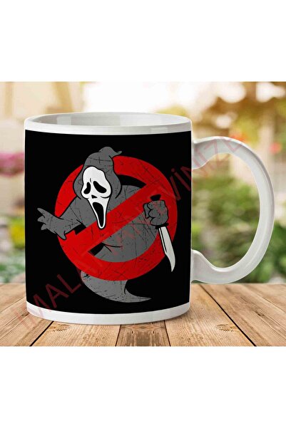 ART HEDİYE 1-898 كوب Ghostbusters Scream Mashup مطبوع على الجانبين.jpg