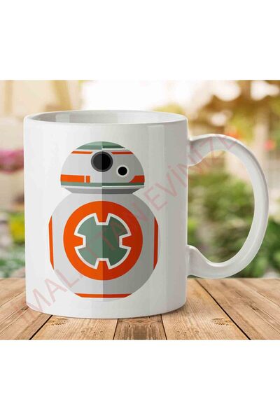 ART HEDİYE 1-2031 كوب مطبوع عليه حرب النجوم BB8 Droid Episode VII The Force A...