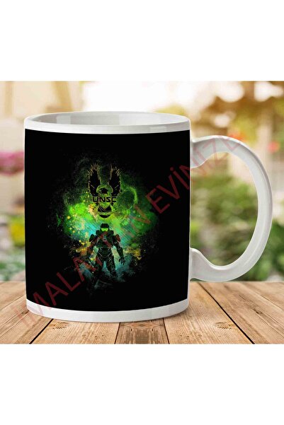 ART HEDİYE 1-2005 كوب مطبوع على الجانبين من Spartan Art United Nations Space ...