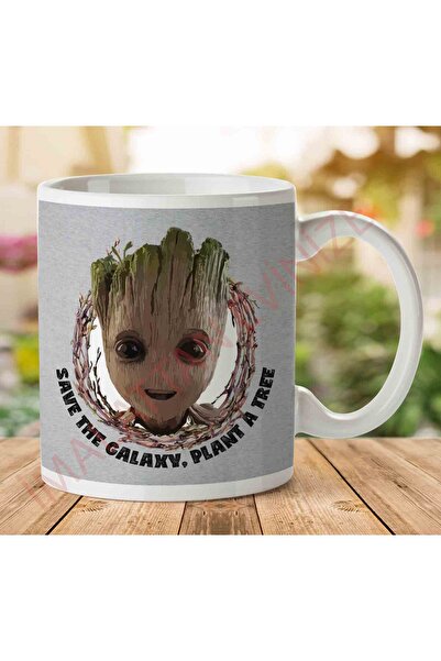 ART HEDİYE 1-1427 Guardians Of The Galaxy Baby Groot Save The Galaxy Two Side...