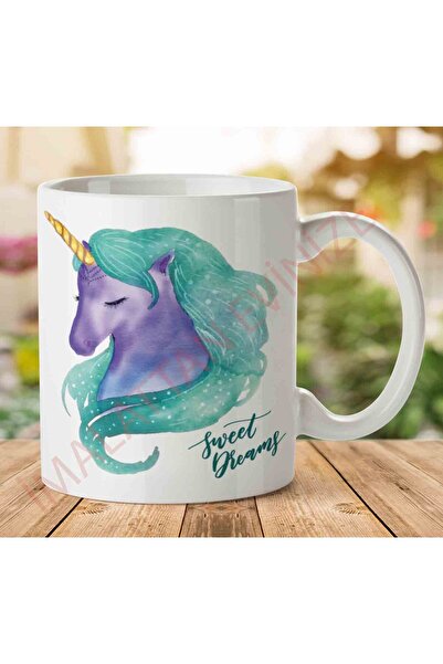 ART HEDİYE كوب يونيكورن سويت دريمز مطبوع على الجانبين.jpg