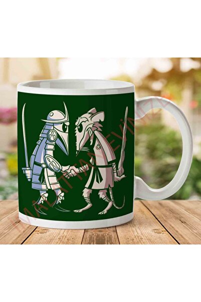 ART HEDİYE 1-1925 Sensei Vs Sensei Spy Vs Spy Shredder Vs Splinter TMNT كوب م...