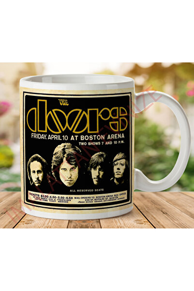 ART HEDİYE 1-141 كوب مطبوع على الجانبين من THE DOORS.jpg
