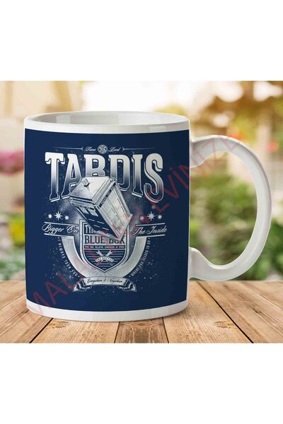 ART HEDİYE 1-2217 Time Lord Tardis Bigger On The Inside Doctor Who Two Side P...