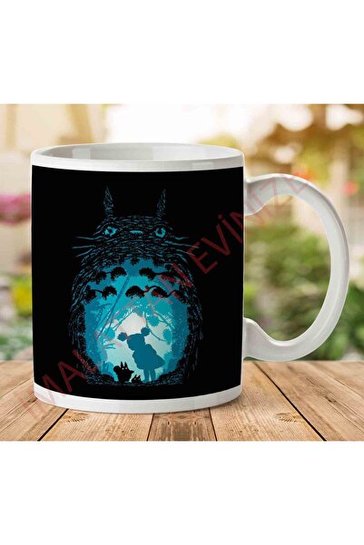 ART HEDİYE 1-1598 My Neighbour Totoro Forest Spirits Two Sided Printed Mug Gl...