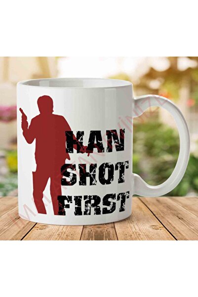 ART HEDİYE Han Solo Star Two Sided Printed Mug