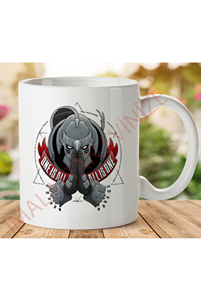 ART HEDİYE One All a Filling Metal Alchemist Two Sides Printed Mug Cup