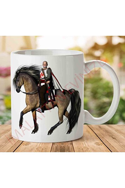 ART HEDİYE A2431 Knight Two Sided Printed Mug Cup.jpg