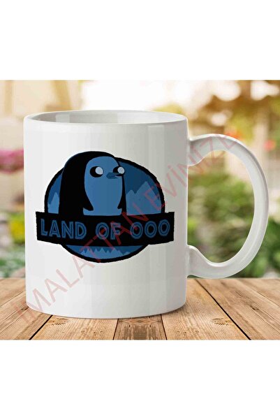 ART HEDİYE 1-739 Adventure Time Jurrasic Park Land Of Ooo Gunter Two Sided Pr...