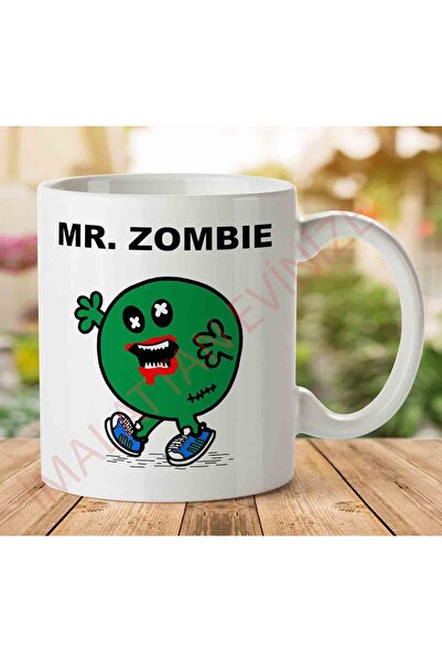 ART HEDİYE 1-1583 كوب Mr Zombie Mr Men مطبوع على الجانبين.jpg